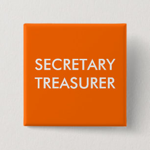 CHAPA CUADRADA SECRETARIO TREASURER