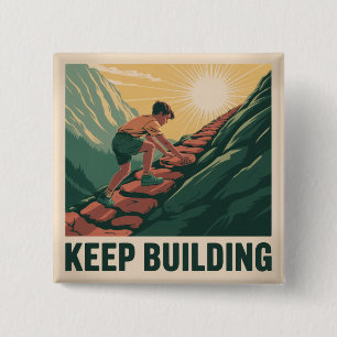 Chapa Cuadrada Seguir Construyendo