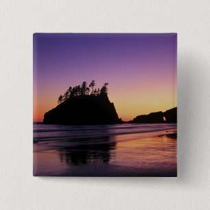 Chapa Cuadrada Segunda playa en Twilight, Olympic NP, WA, USA