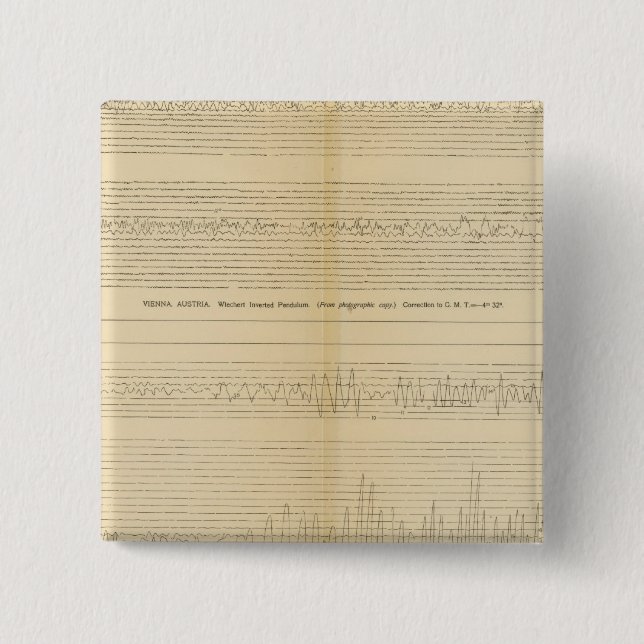 Chapa Cuadrada Seismogramas de California 9 (Anverso)