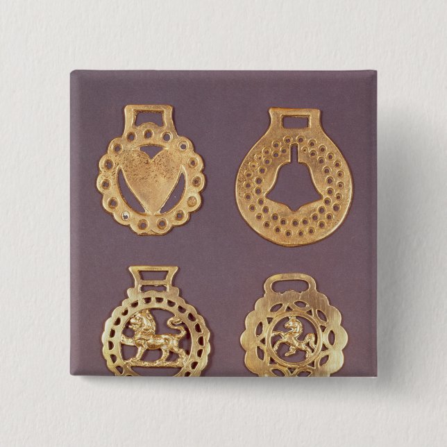 Chapa Cuadrada Selección de latones de caballo (Anverso)