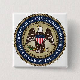 Chapa Cuadrada Sello de Misisipi (Estado de los Estados Unidos)