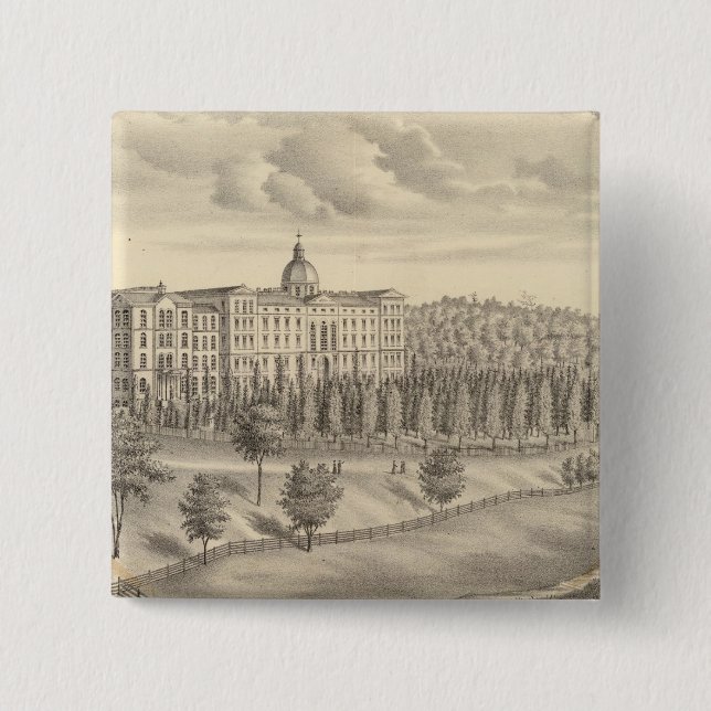 Chapa Cuadrada Seminario de San Francisco de Ventas, Milwaukee Co (Anverso)