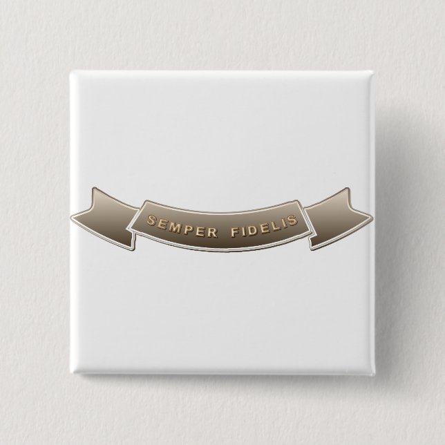 Chapa Cuadrada Semper Fidelis (Anverso)