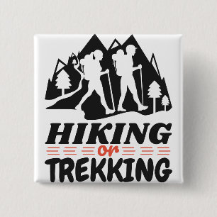 Chapa Cuadrada Senderismo o senderismo