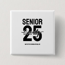 Chapa Cuadrada Senior twenty 25 Graduation gift