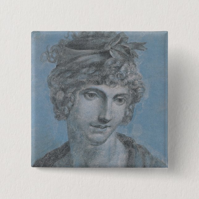 Chapa Cuadrada Señora Aubry Olympia de formones, 1784 (Anverso)