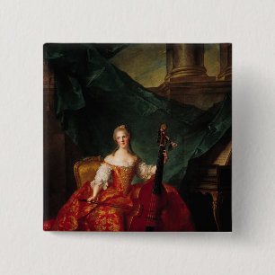 Chapa Cuadrada Señora Enriqueta de Francia ante el tribunal