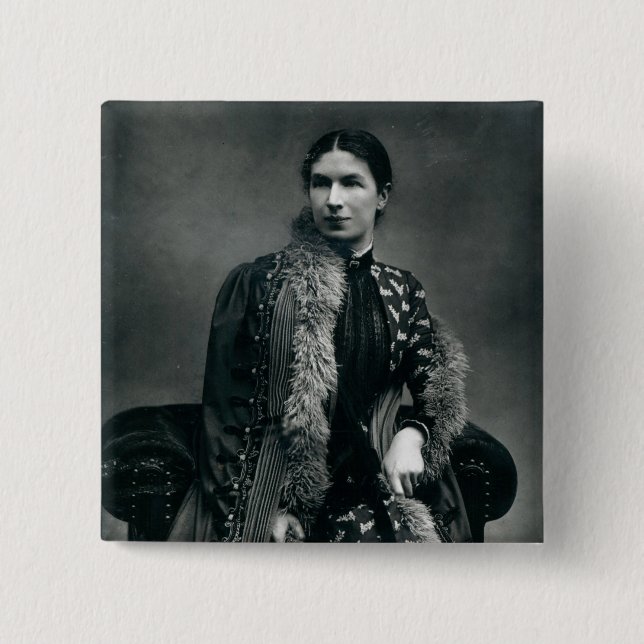 Chapa Cuadrada Señora Humphry Ward, 1881 (Anverso)