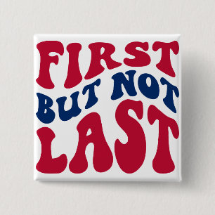 Chapa Cuadrada Señora Presidenta Kamala Harris 2024 Para El Puebl