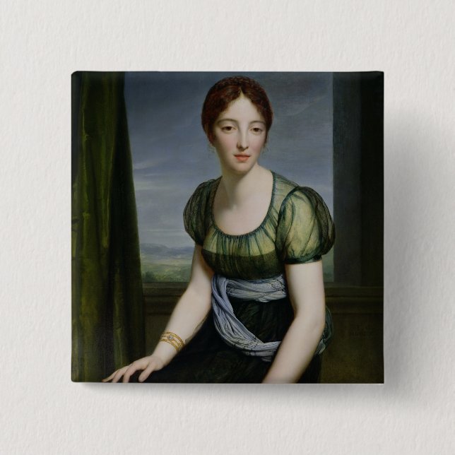 Chapa Cuadrada Señora Regnault de Santo-Jean d'Angely (Anverso)