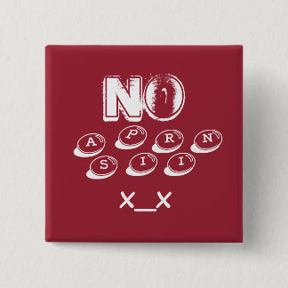 Chapa Cuadrada sensibilidad/alergia de aspirin