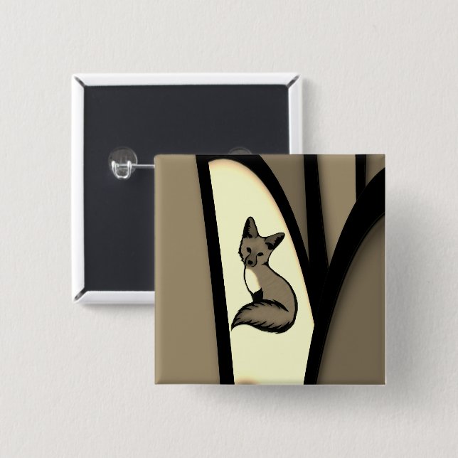 Chapa Cuadrada Ser tontos (Anverso y reverso)