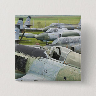 Chapa Cuadrada SERBIA, Belgrado. Museo Aeronáutico Yugoslavo