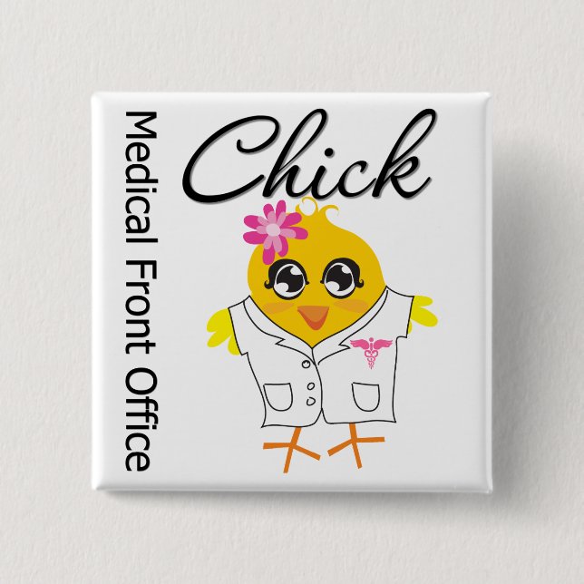 Chapa Cuadrada Servicio de atención médica (Anverso)