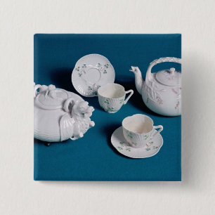 Chapa Cuadrada Servicio de té de Belleek