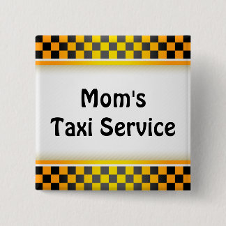 Chapa Cuadrada Servicio del taxi de la mamá