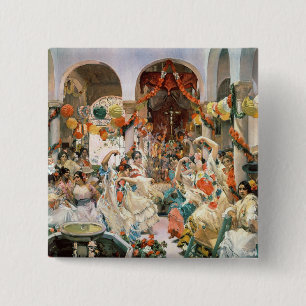 Chapa Cuadrada Sevilla (aceite en lona)