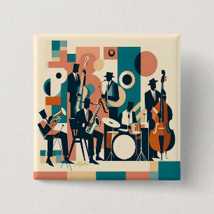 Chapa Cuadrada Sexteto de la Era del Jazz de mediados de siglo