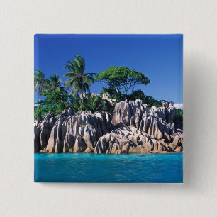 Chapa Cuadrada Seychelles. Ilot St. Pierre (cerca de Praslin)