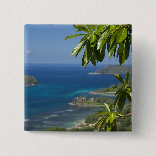 Chapa Cuadrada Seychelles, Isla de Mahe. Costa occidental de (Anverso)