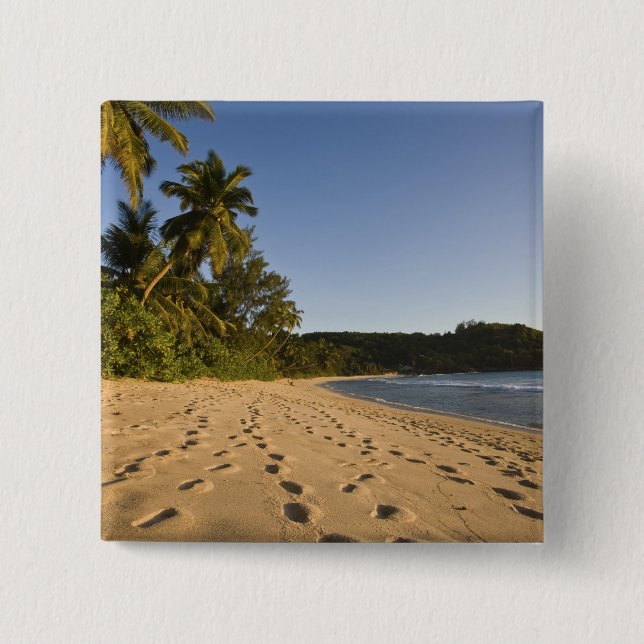 Chapa Cuadrada Seychelles, Isla de Mahe, playa Anse Takamaka, 2 (Anverso)