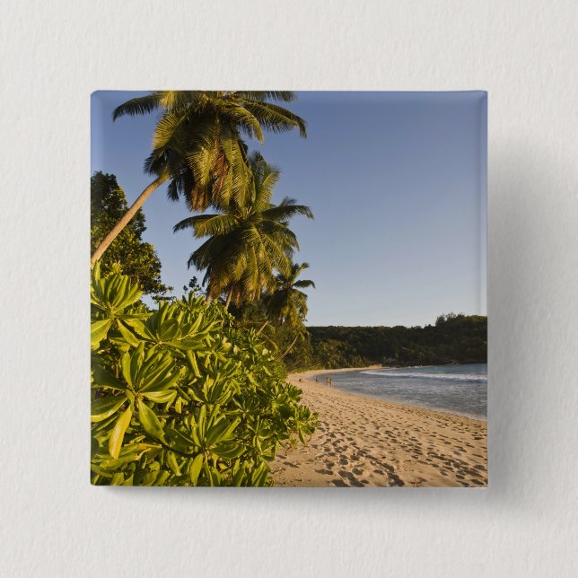 Chapa Cuadrada Seychelles, isla de Mahe, playa de Anse Takamaka, (Anverso)