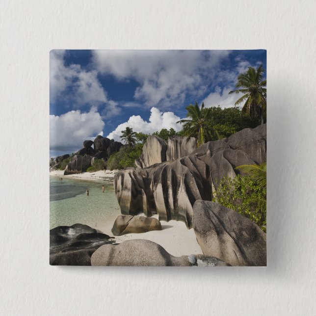 Chapa Cuadrada Seychelles, Isla La Digue, L'Union Estate (Anverso)