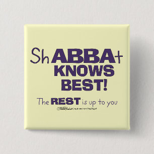 Chapa Cuadrada ShABBAt Abba lo sabe mejor