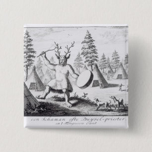 Chapa Cuadrada Shaman del nativo americano