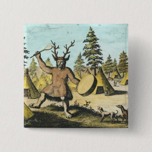 Chapa Cuadrada Shaman del nativo americano