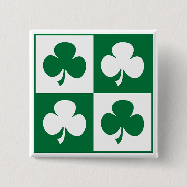 Chapa Cuadrada Shamrock (Anverso)