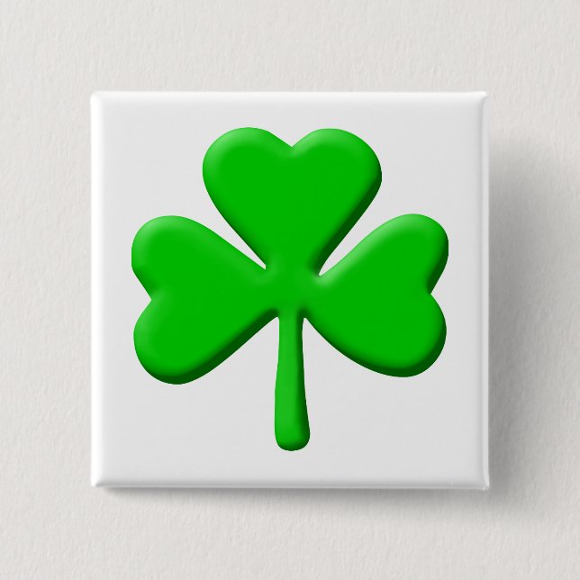 Chapa Cuadrada shamrock 3d (Anverso)