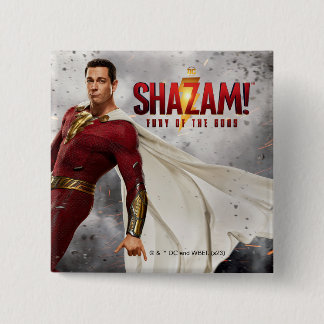 Chapa Cuadrada ¡SHAZAM! Furia de los dioses | Poster de cine suel