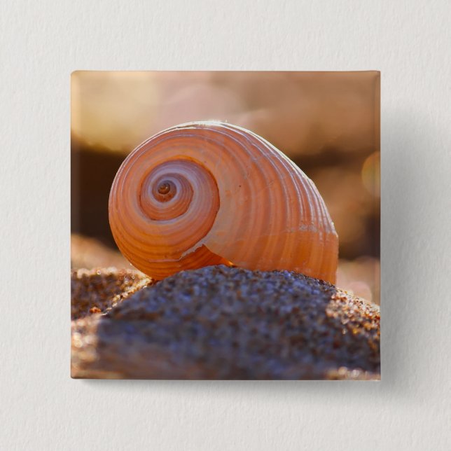 Chapa Cuadrada Shell Bokeh |Grecia (Anverso)