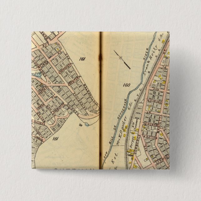 Chapa Cuadrada Sherman Park, Nueva York (Anverso)