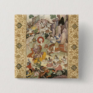 Chapa Cuadrada Shiva que mata al demonio Andhaka, c.1585-90