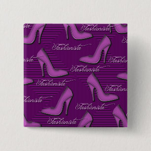 Chapa Cuadrada Shoes-Fashionista-Button rosado