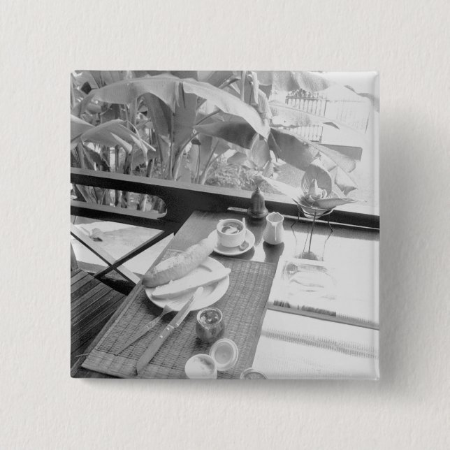 Chapa Cuadrada Siem Reap Cambodia, Desayuno Continental (Anverso)