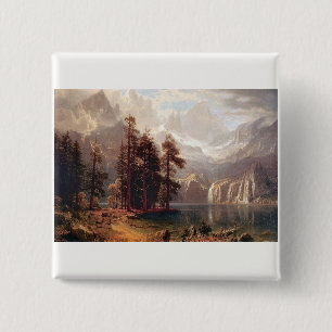 Chapa Cuadrada Sierra Nevada de Albert Bierstadt, 1871