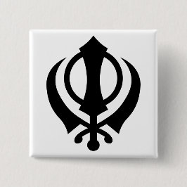 Chapa Cuadrada Sikh Khanda