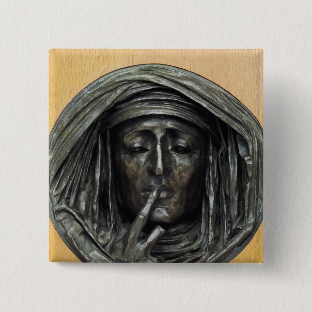 Chapa Cuadrada Silencio, 1848 (Anverso)