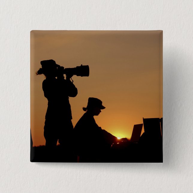Chapa Cuadrada Silhouettes (Anverso)