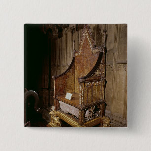 Chapa Cuadrada Silla de la coronación hecha para Edward I por