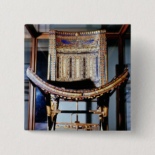 Chapa Cuadrada Silla eclesiástica, de la tumba de