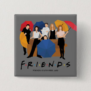 Chapa Cuadrada Silueta de Personaje de FRIENDS™
