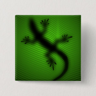 Chapa Cuadrada Silueta del lagarto