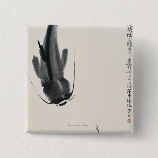 Chapa Cuadrada Siluro chino (Anverso)