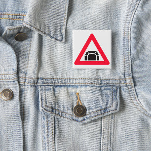 Chapa Cuadrada Símbolo de tráfico del Rótulo de advertencia de tú