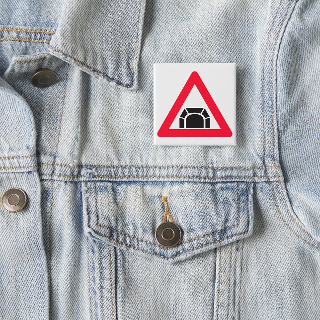 Chapa Cuadrada Símbolo de tráfico del Rótulo de advertencia de tú (Subido por el creador)